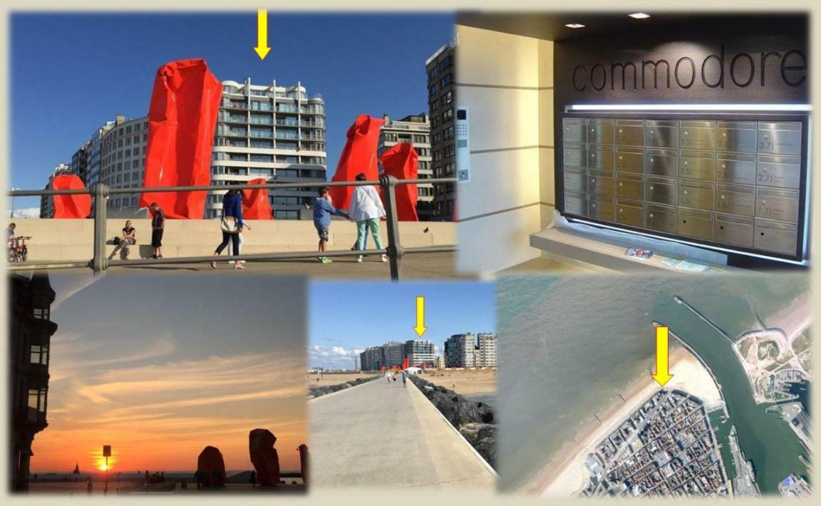 Panoramic View On Beach, Ships, Sea - Place To Be Ostend Exterior photo